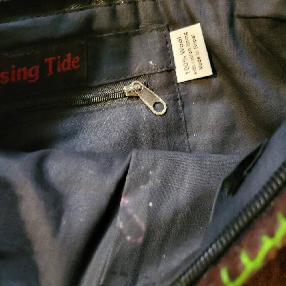 Rising Tide Felted Wool Crossbody Bag Floral Funky Boho Cottage Core - Picture 11 of 11